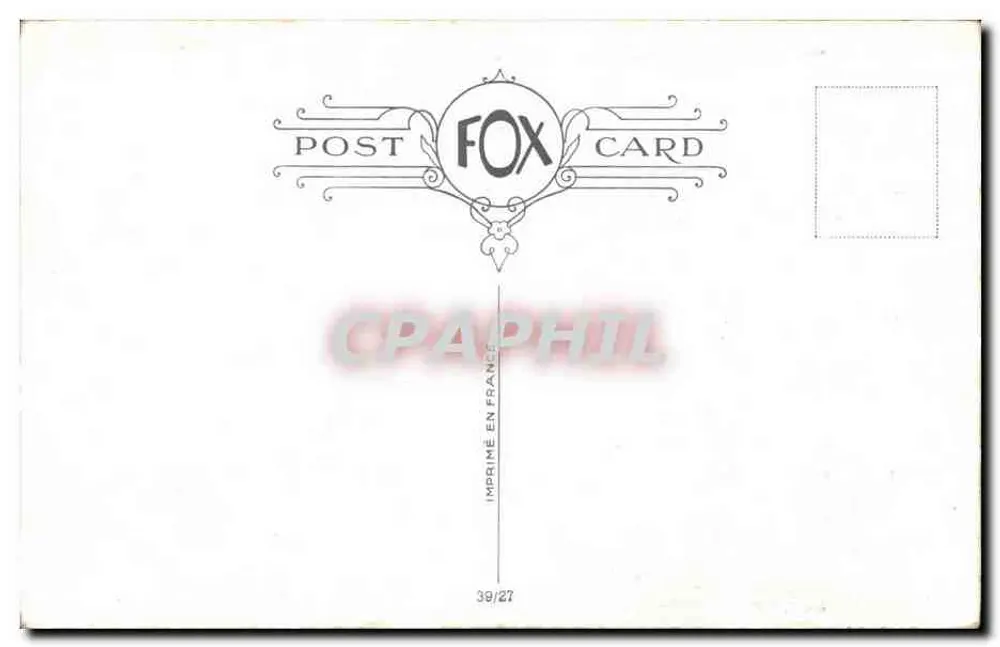 Zwei Kinder im Bett — Hochzeit! — Fox Card n°39/27 - Rückseite