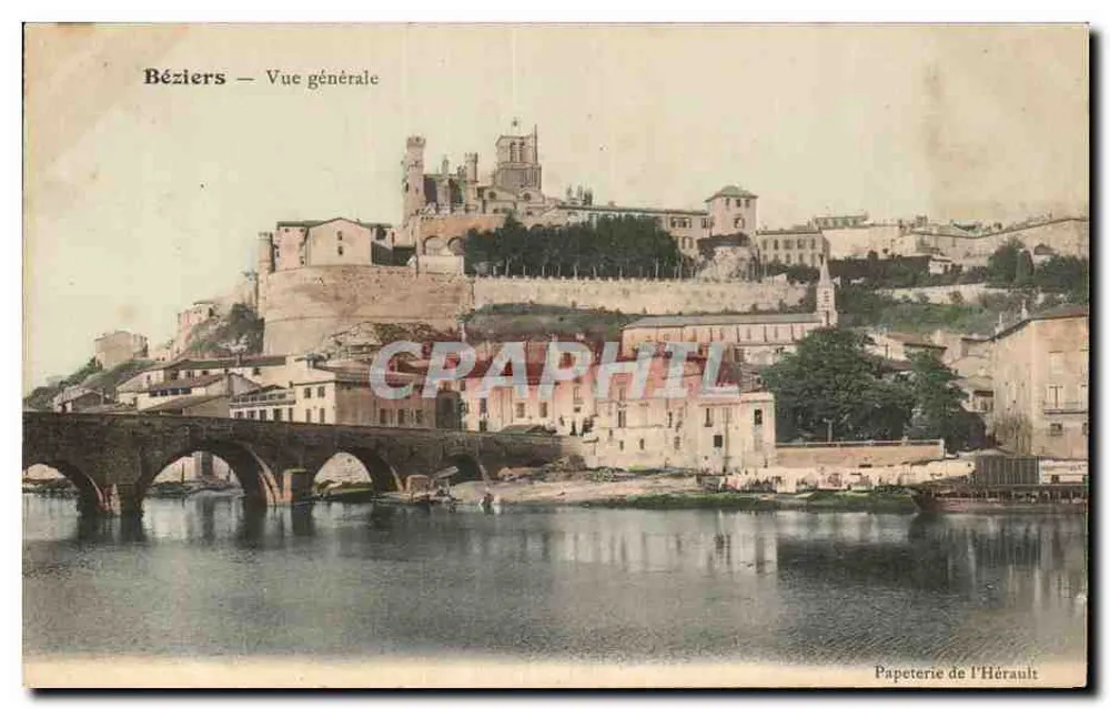 Béziers — Vista geral — Papeterie de l'Hérault - Frente