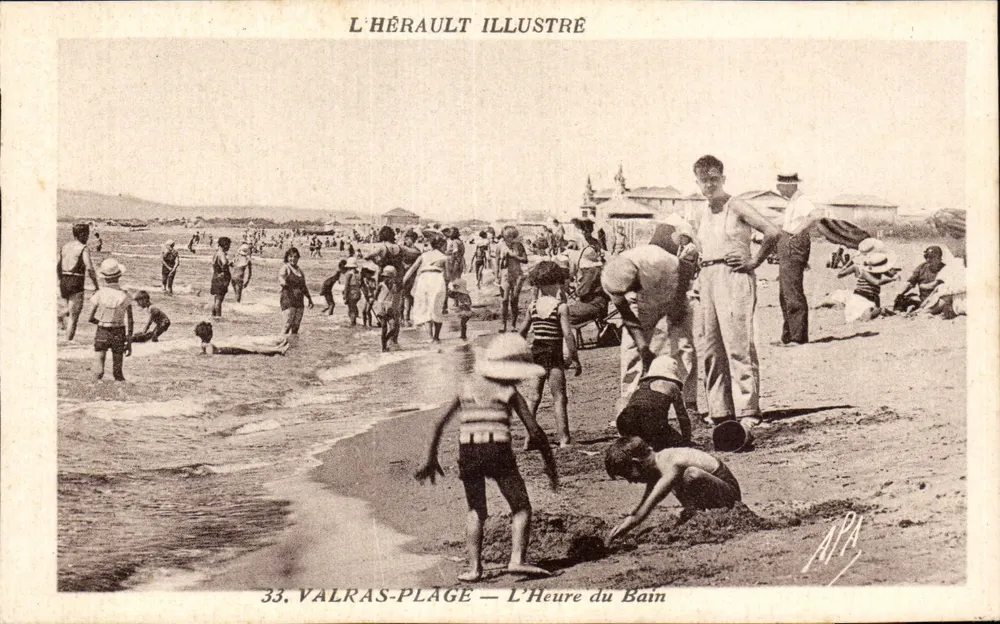Valras-Plage — Godzina kąpieli — L'Hérault Illustré, n°33 - Awers