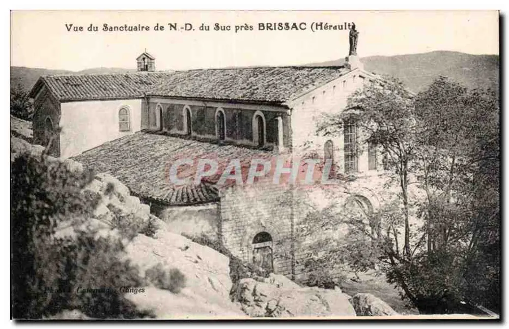Heiligtum der N.-D. du Suc in der Nähe von BRISSAC (Hérault) — Photographie von Campanino Glanges - Vorderseite