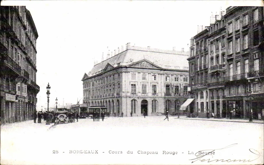Bordeaux - Cours du Chapeau Rouge - A Bolsa — Fernom - Frente