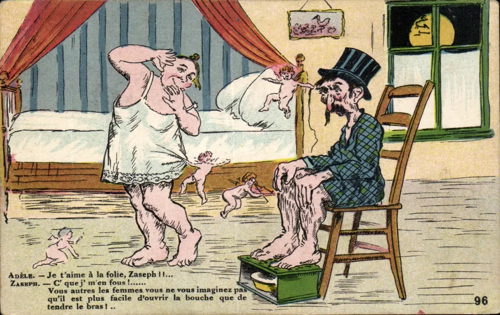 Adèle e Zaseph — cena humorística com duendes — editor Corrèze, n°96 - Frente