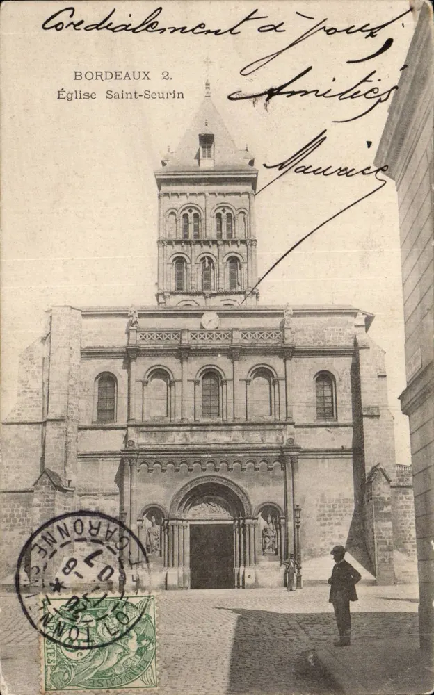 Bordeaux 2. Chiesa di San Severino — Editore non identificato, numero di serie non visibile - Recto