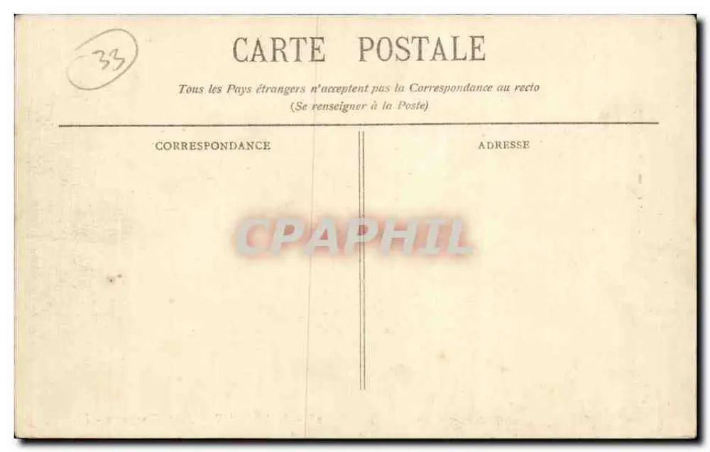 Bordeaux — Porta Borgonha — editor BR-64 - Verso