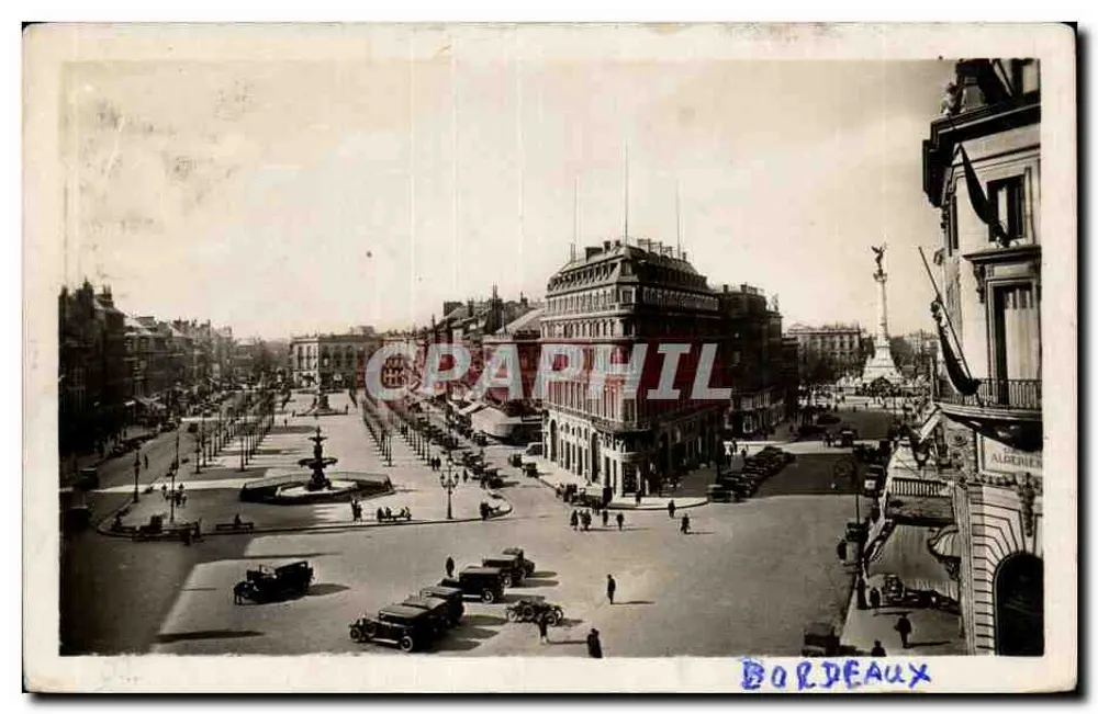Bordeaux — Allées de Tourny und Cours du XXX Juillet — Édition Photo Eclaire - Vorderseite