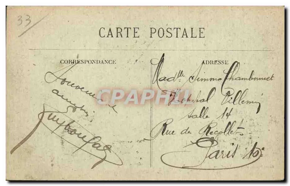 Bordeaux — A Porta d'Aquilaine — Marcel Delbouy, fototipia, Bordeaux - Verso