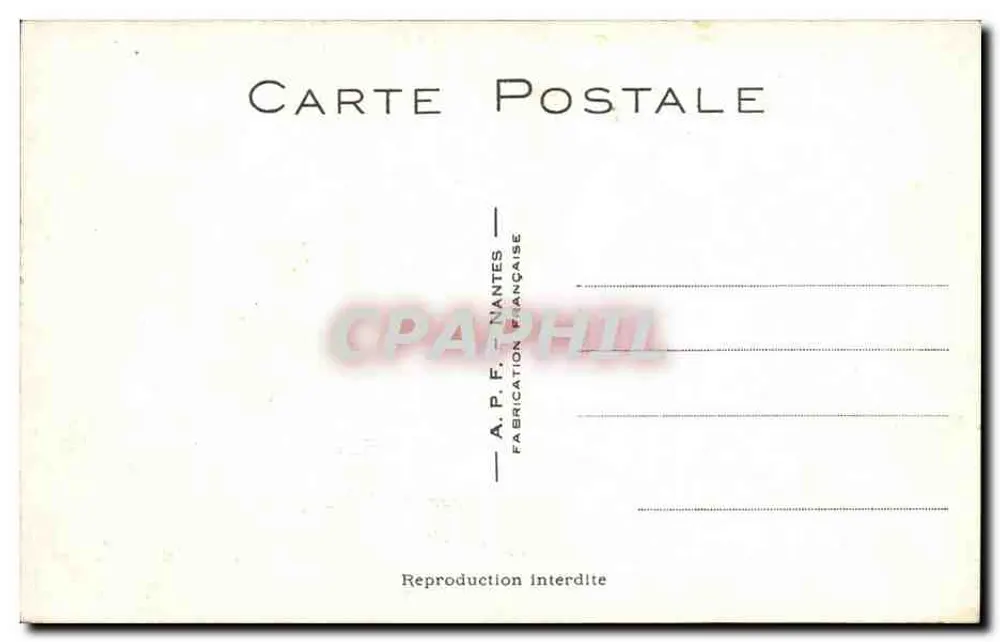 Cena cômica de cama — Zaseph e uma mulher — A.P.F. NANTES - Verso