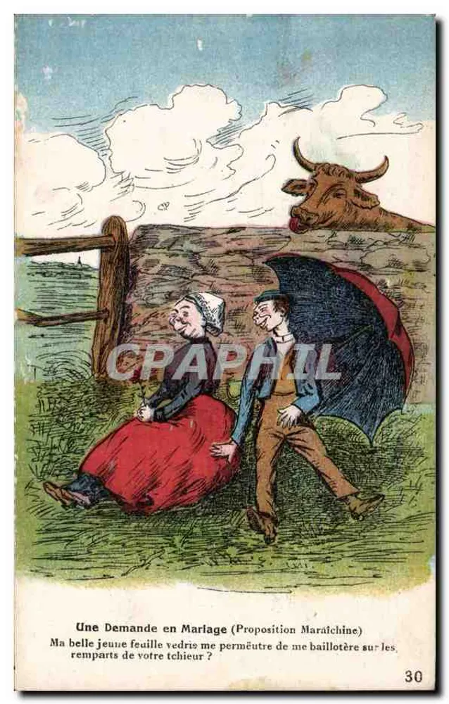 Uma Proposta de Casamento — Proposta de Horticultor — Artaud & Nozaïs, Nantes, n°30 - Frente