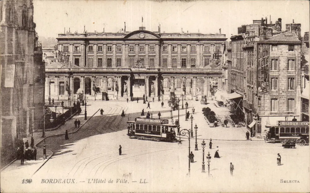 Bordeaux — O Hotel de Ville — LL. — Selecta, n°130 - Frente