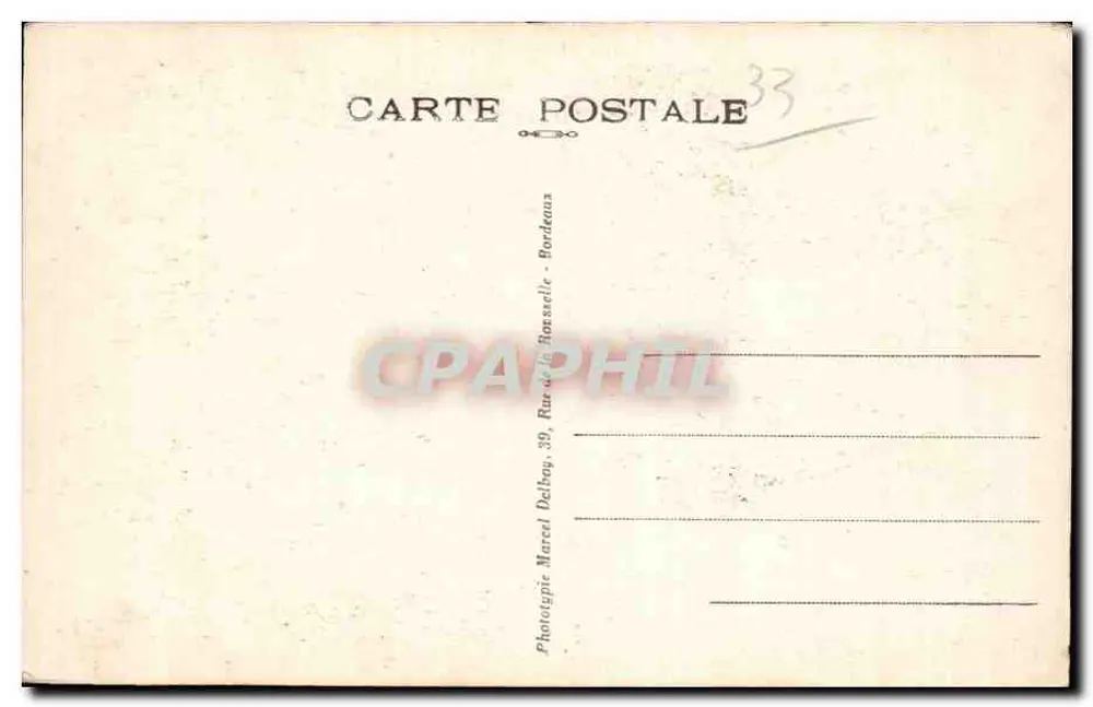 Praça Tourny — Bordeaux — M. D. — n°67 - Verso