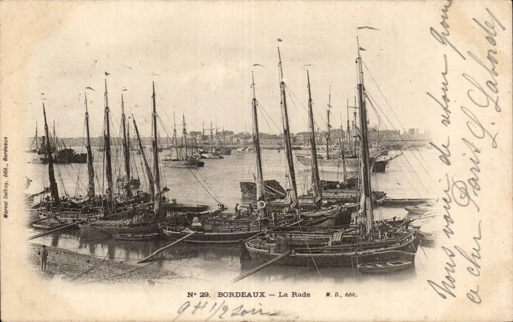 Bordeaux — A Baía — Marcel Daboy, editor, N° 29 - Frente