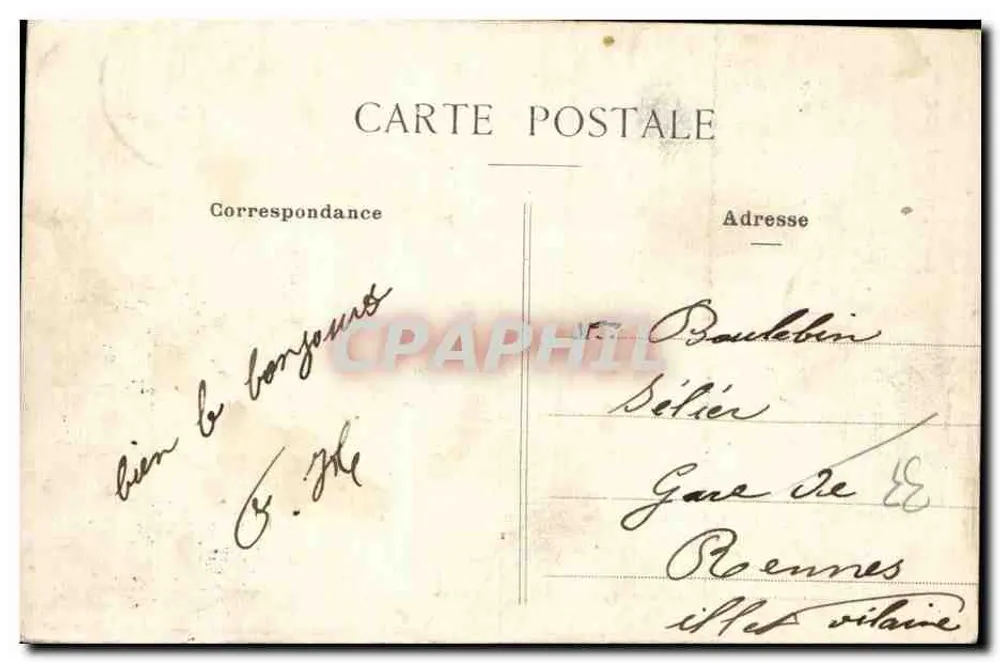 Bordeaux — A Grande Campana — Marcel Delboy, fototipia, Bordeaux - Verso