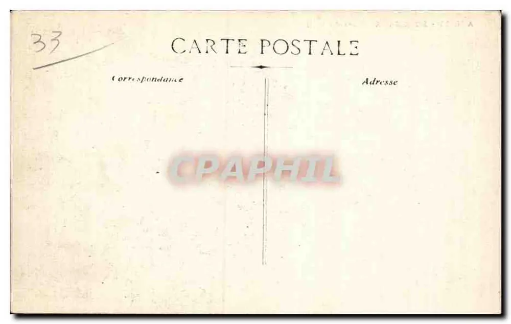 Bordeaux - Estação do Meio-Dia — A.H. 57 - Verso