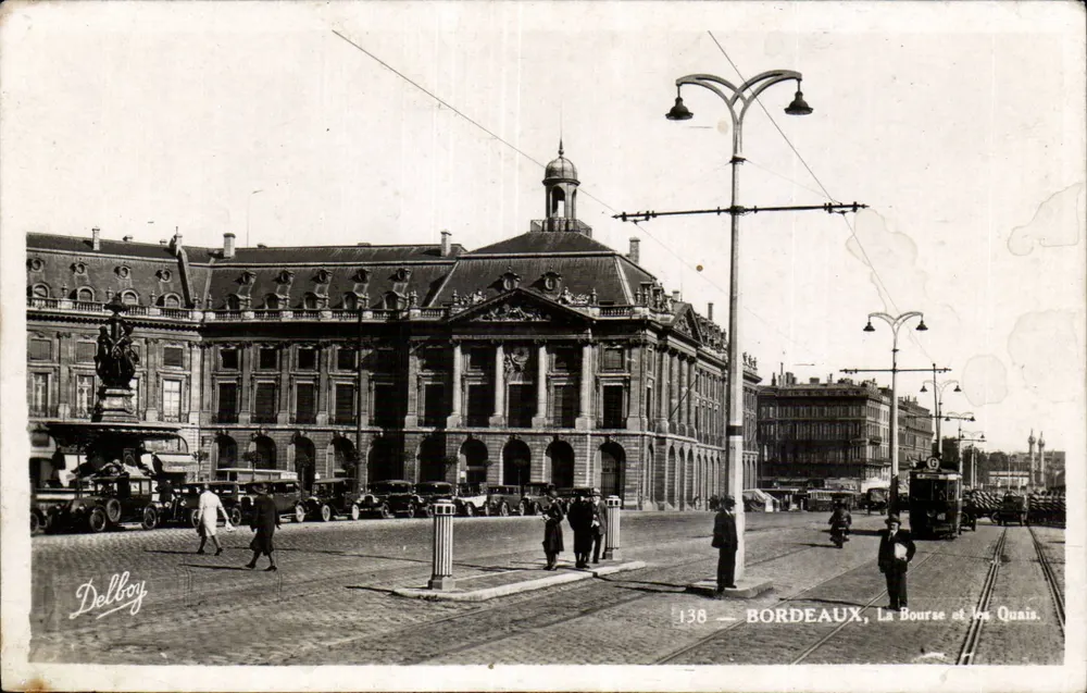 Bordeaux — A Bolsa e os Quais — Delboz, n°138 - Frente