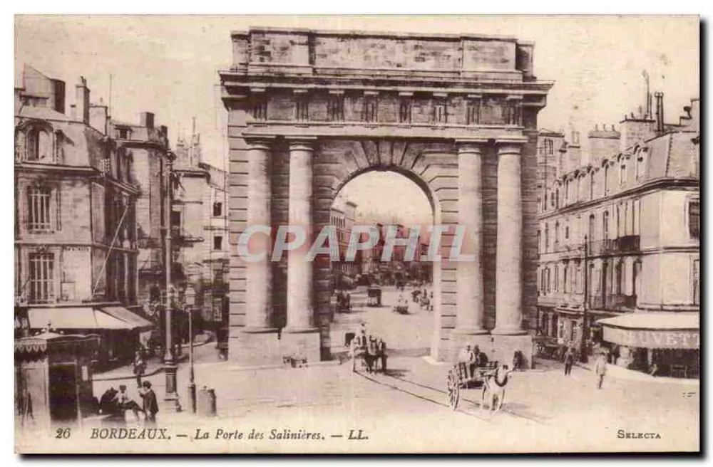 Bordeaux — A Porta das Salinas — LL. — Sélecta - Frente