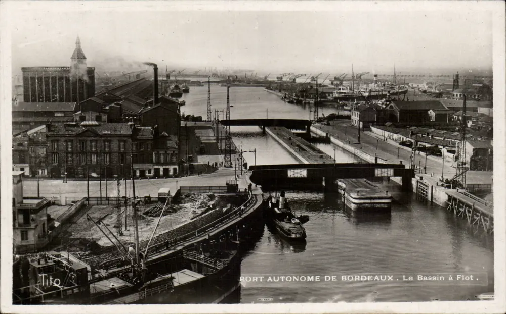 Autonomer Hafen von Bordeaux — Der Flotbassin — Tito - Vorderseite