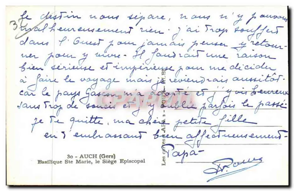 Basílica Santa Maria — Auch (Gers) — editor APA - Verso