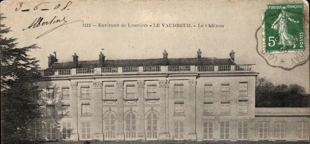 Le Vaudreuil — Das Schloss — In der Nähe von Louviers — Verlag Albertin - Vorderseite