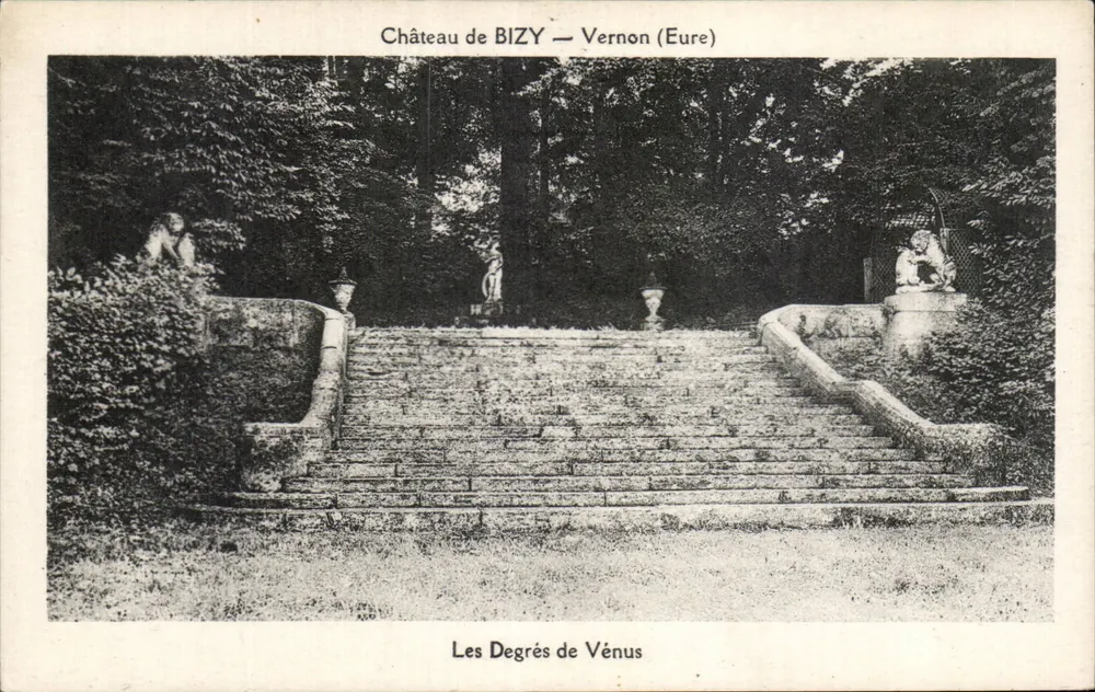 Schloss BIZY — Vernon (Eure) — Die Stufen der Venus - Vorderseite