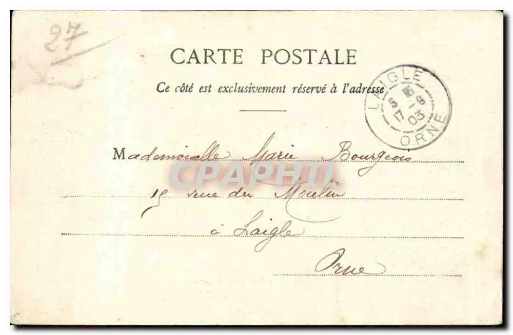 BRETEUIL (Eure) - Die Promenades des Plesses und Statue Ribot — Imprimerie Classique, D. Chesnot - Rückseite