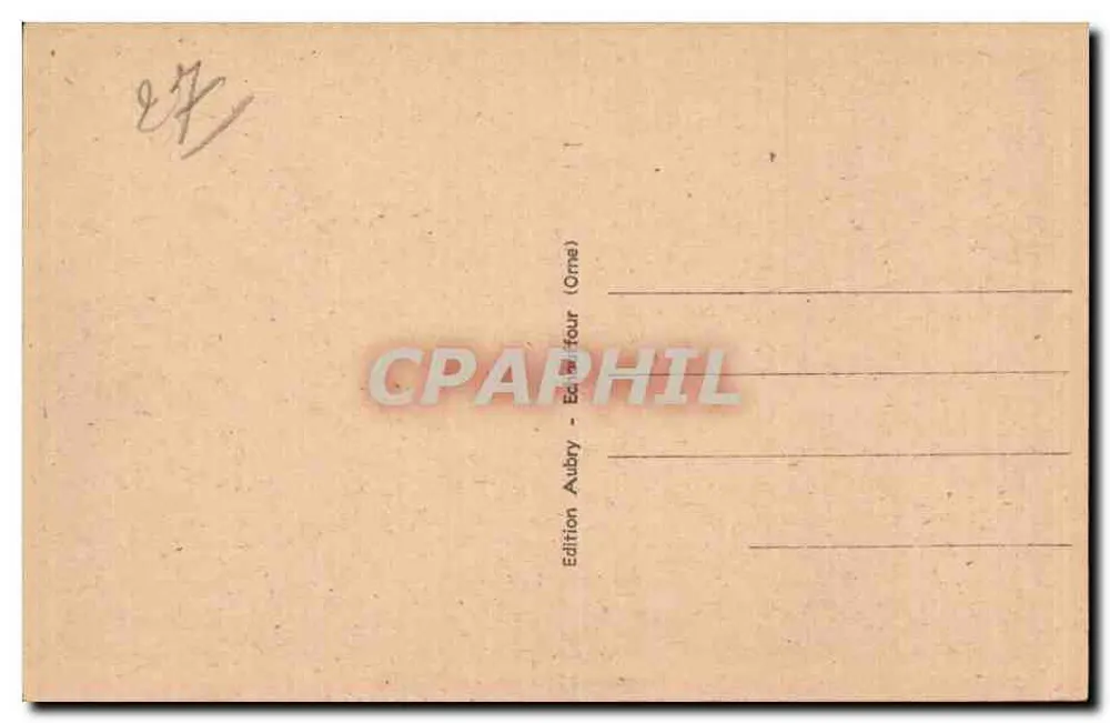 Echauffour (Orne) — A Igreja — Edição Aubry - Verso