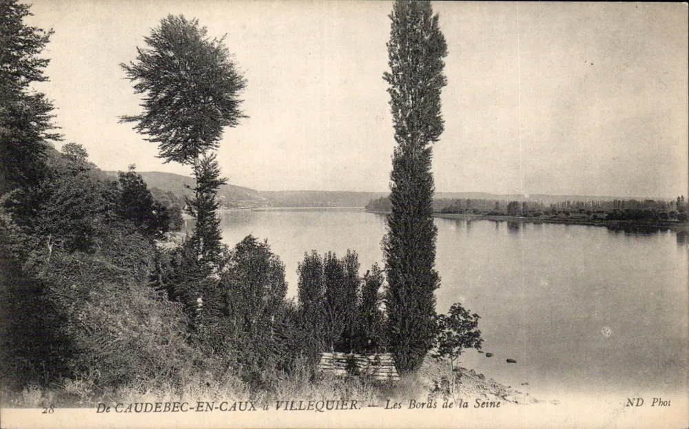 Von De Caudebec-en-Caux nach Villequier — Die Ufer der Seine — ND Phot - Vorderseite