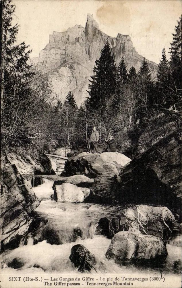 Gorges du Giffre - Le pic de Tanneverges (3000m) — SIXT (Hte-S.) — uitgever niet geïdentificeerd - Voorkant