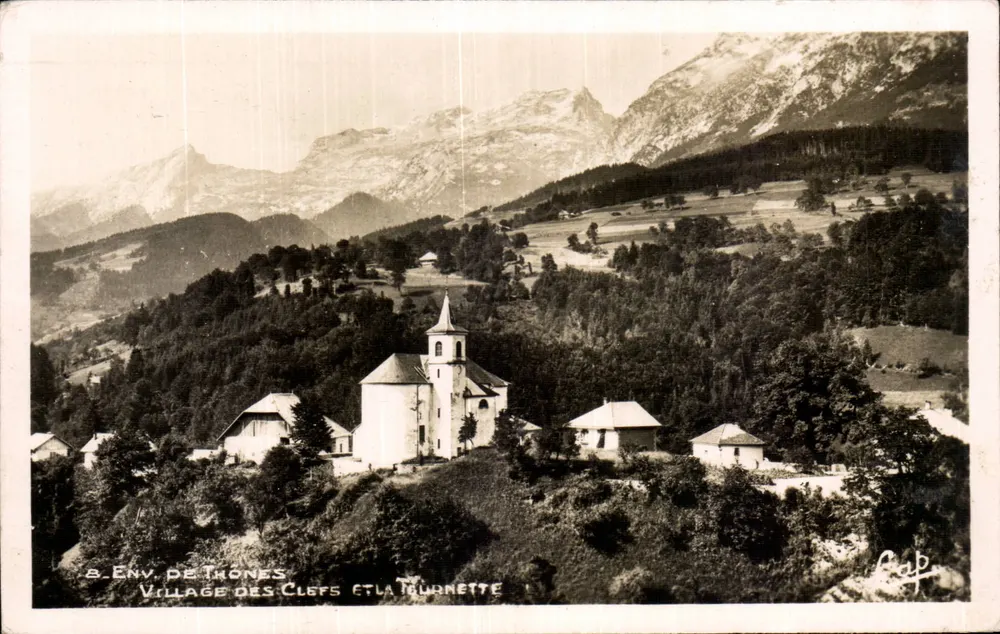 Dorf der Schlüssel und La Tournette — Umgebung von Thônes — Verlag Gep - Vorderseite