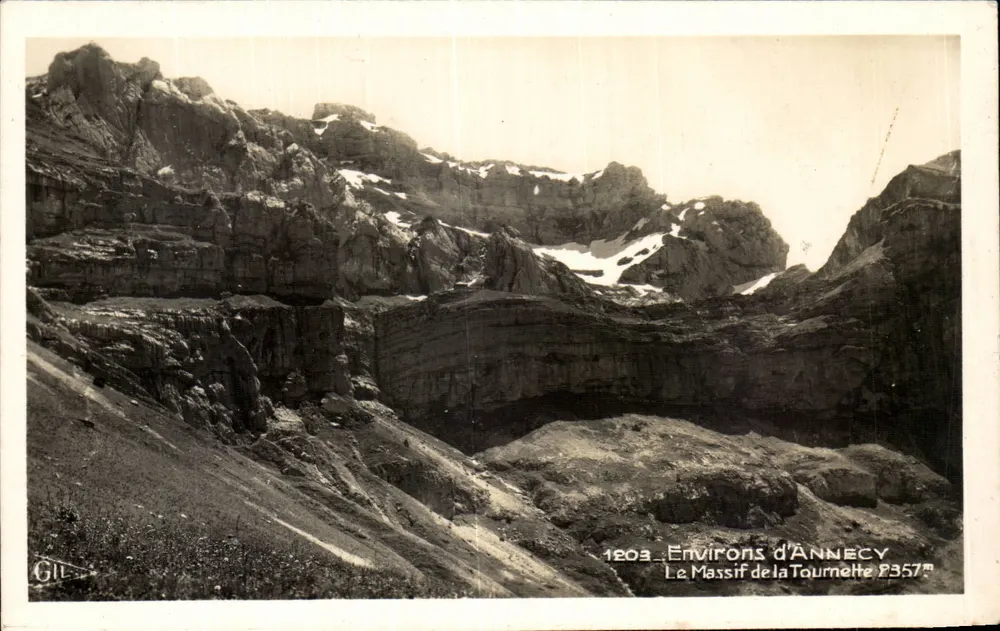 Massif da Tournette — Região de Annecy — Edição GIL, n° 1203 - Frente