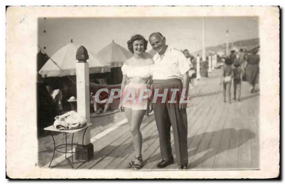 Ein Paar auf einem Seebuhnenquai — Verlag A. CHOISI, Isola d'Elba - Vorderseite