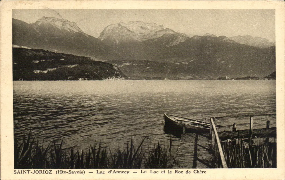 Saint-Jorioz (Hte-Savoie) — Lac d'Annecy — Der See und der Roc de Chère - Vorderseite