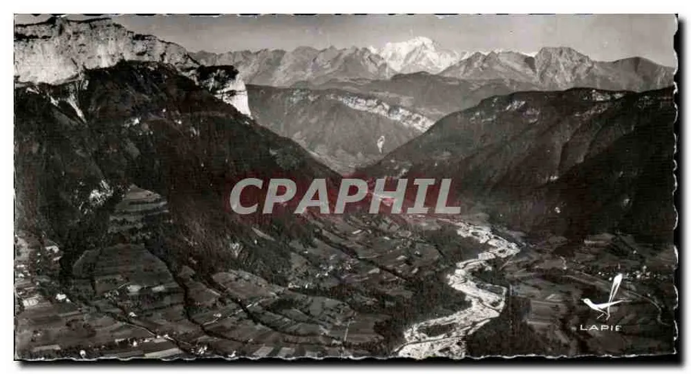 As Alpes do Norte — A vallée do Fier cortando os dobras calcárias das Pré-Alpes — LAPIE - Frente