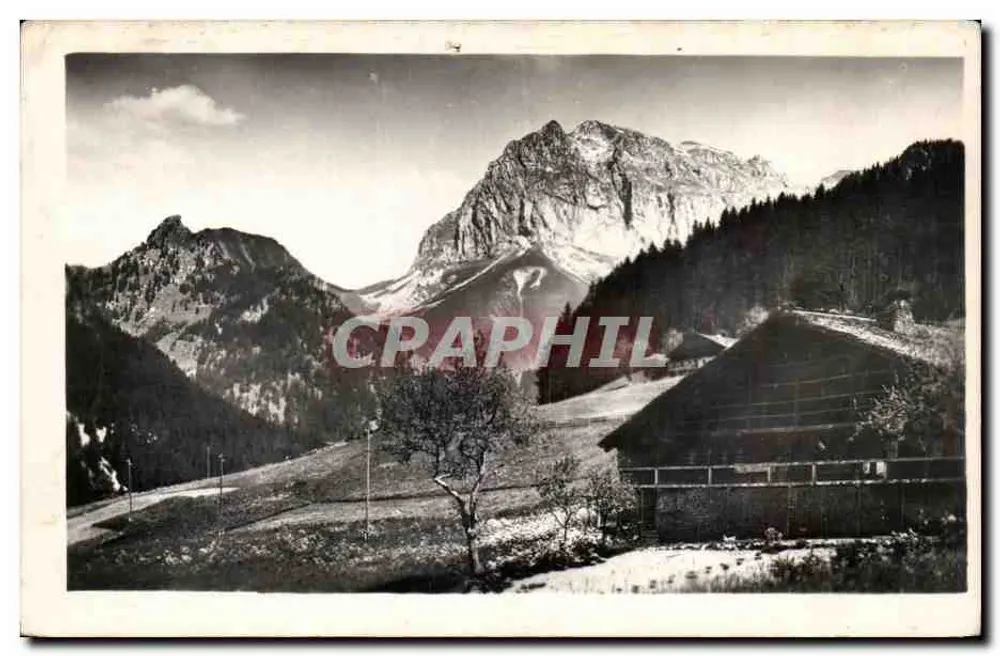 La Chiapelle (Haute-Savoie) — As Cornettes de Bise (2.438 m) — Edições R. Brunaud, Lyon - Frente