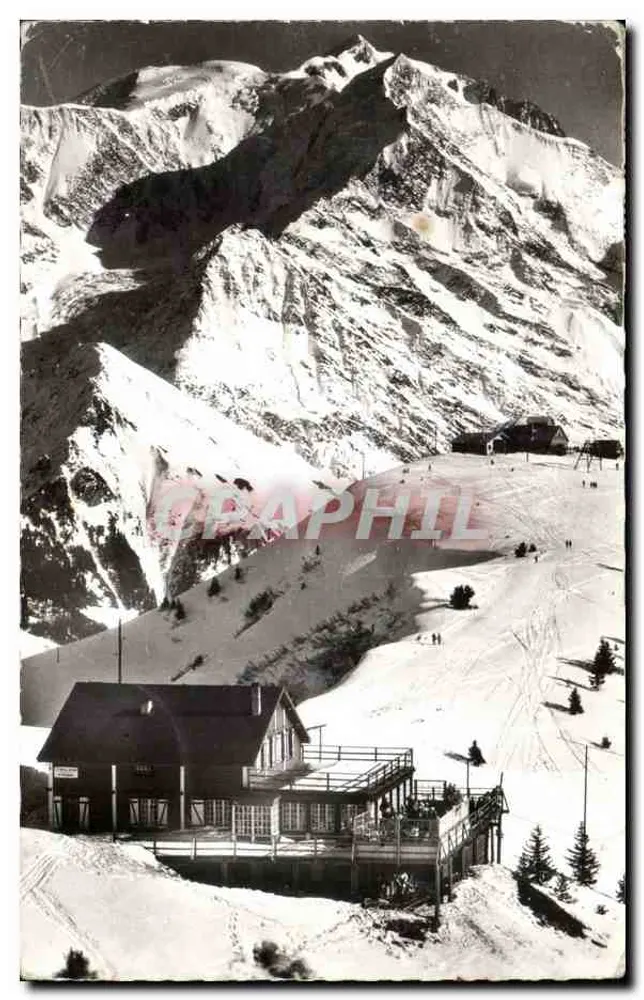 Le Mont d'Arbois (Haute-Savoie) — Das Chalet Ideal-Sport und der Mont Blanc (4.807 m.) — Éditions J. Cellard - Vorderseite