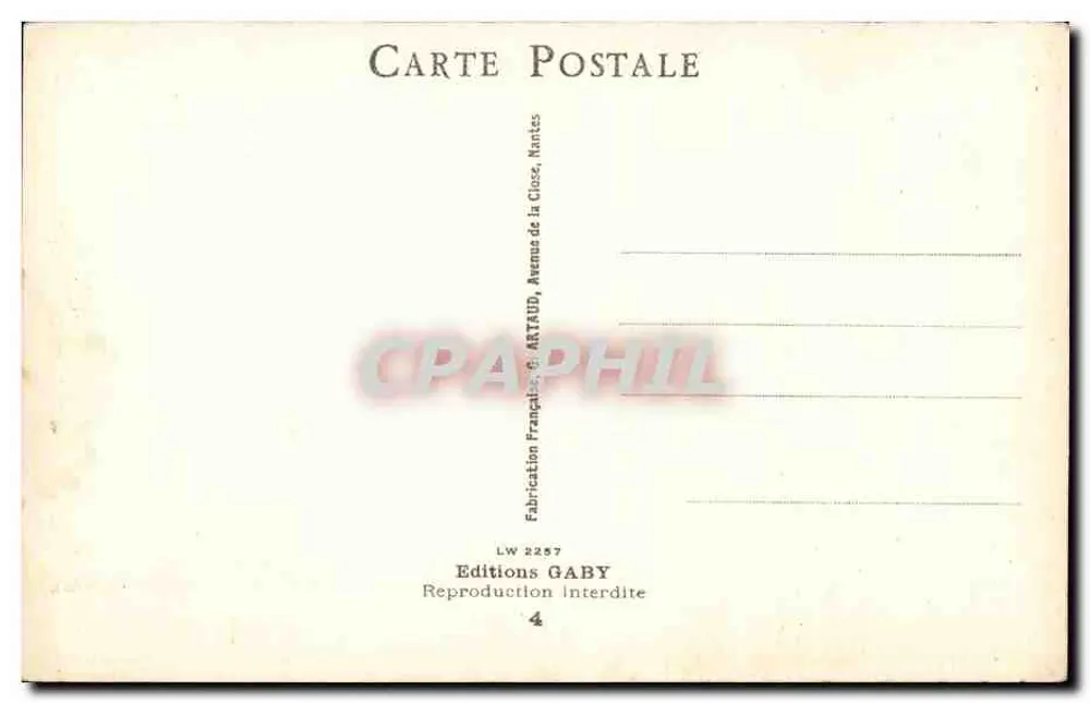 Casimir Poule — Avis — Éditions Gaby - Rückseite