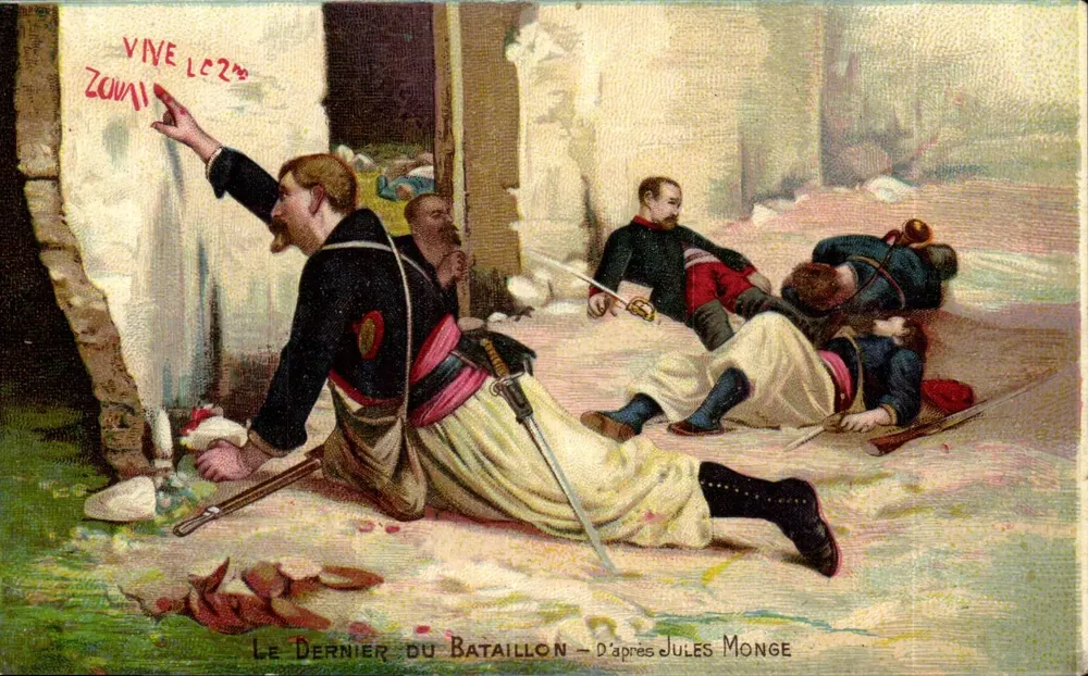 Der Letzte des Bataillons — Nach Jules Monge - Vorderseite