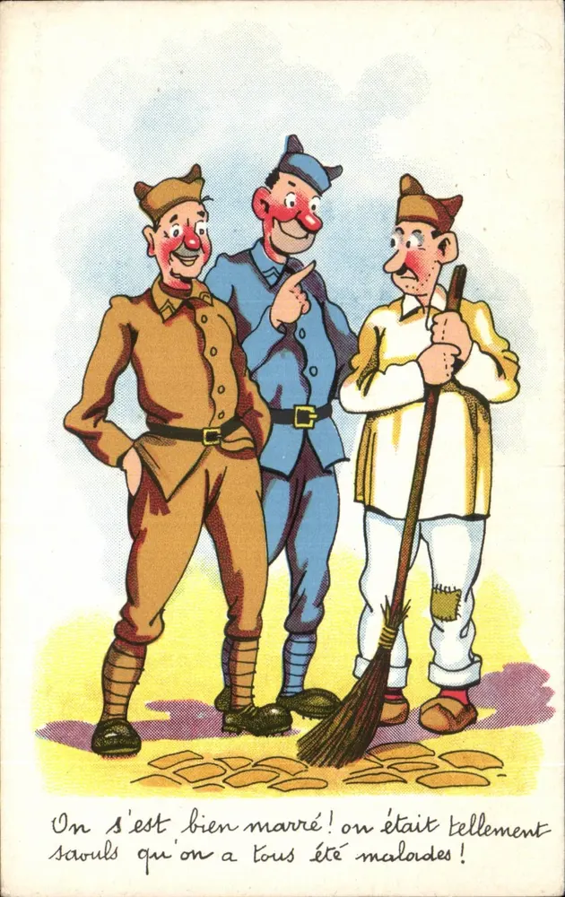 Drei Soldatenclowns — Militärische Komödienreihe - 7 - Vorderseite