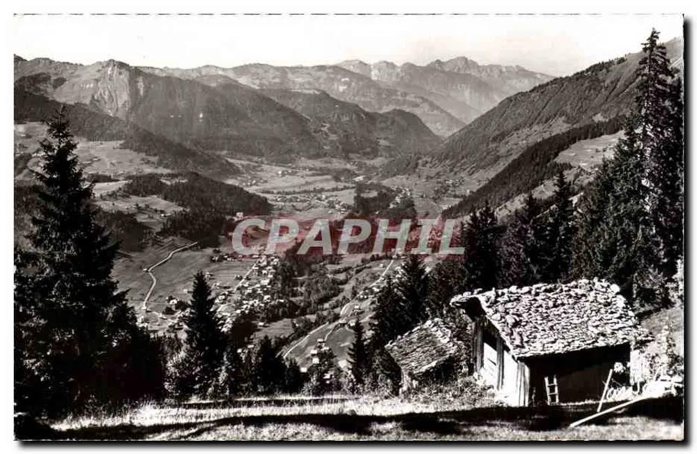 Morzine (Haute-Savoie) — Allgemeiner Blick auf das Tal von Ressachaux — Editions Photographiques Viansol - Vorderseite