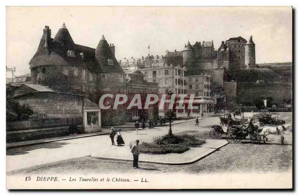 Dieppe — As Torres e o Castelo — LL - Frente