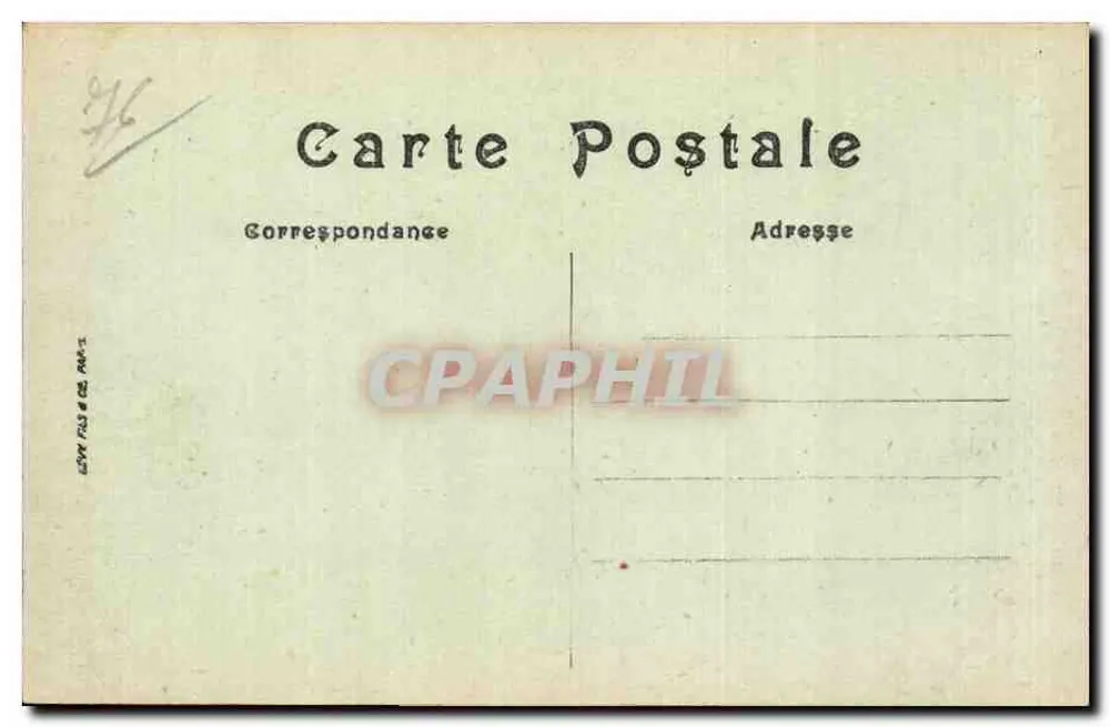 Dieppe — As Torres e o Castelo — LL - Verso