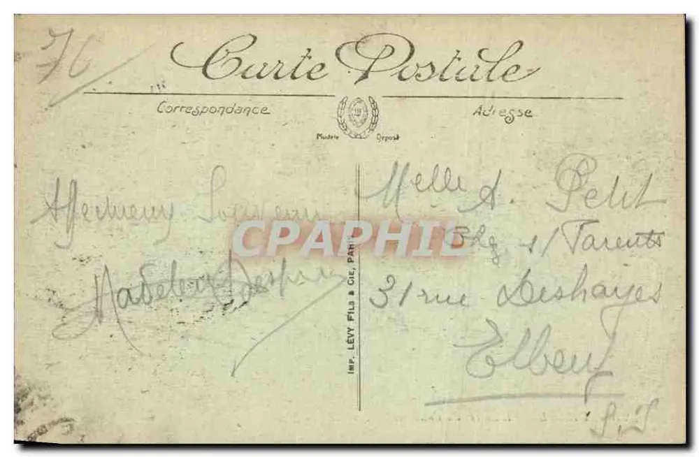 Dieppe — Der Eingang zum Casino und die Türme — LL. - Rückseite