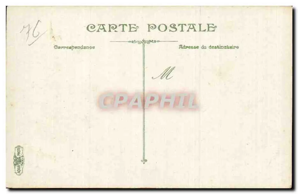 Dieppe. Estação Marítima — vista do porto com barcos — editor LVA, n° 3182 - Verso