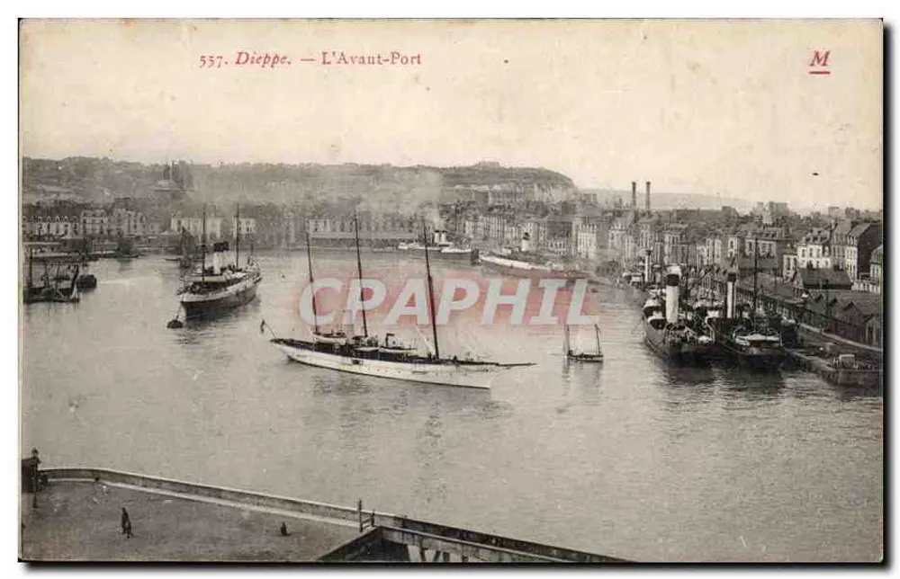 Dieppe — L'Avant-Port — wydawca M, n° 537 - Awers