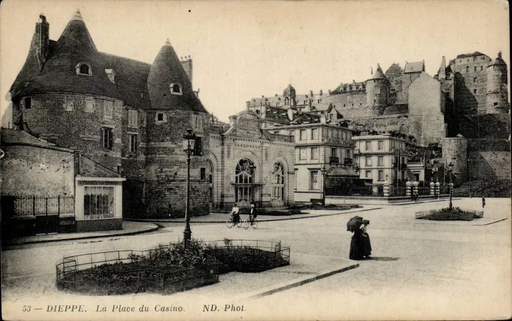 Dieppe — La Plaza del Casino — ND. Fot. n°53 - Anverso