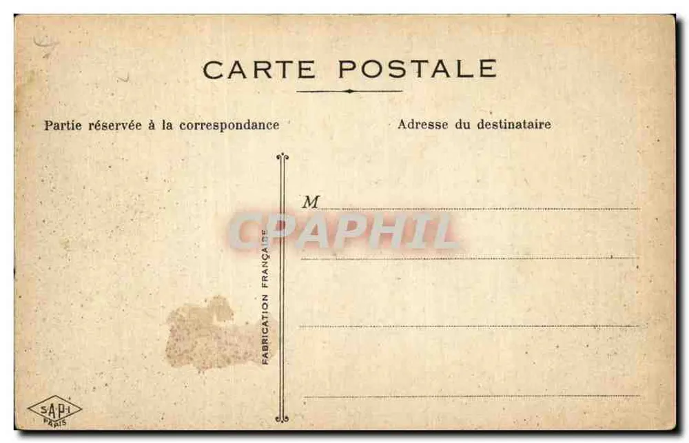 Szene des Lebens — Die zukünftige Konkurrenz — S.A.P.I. Paris - Rückseite