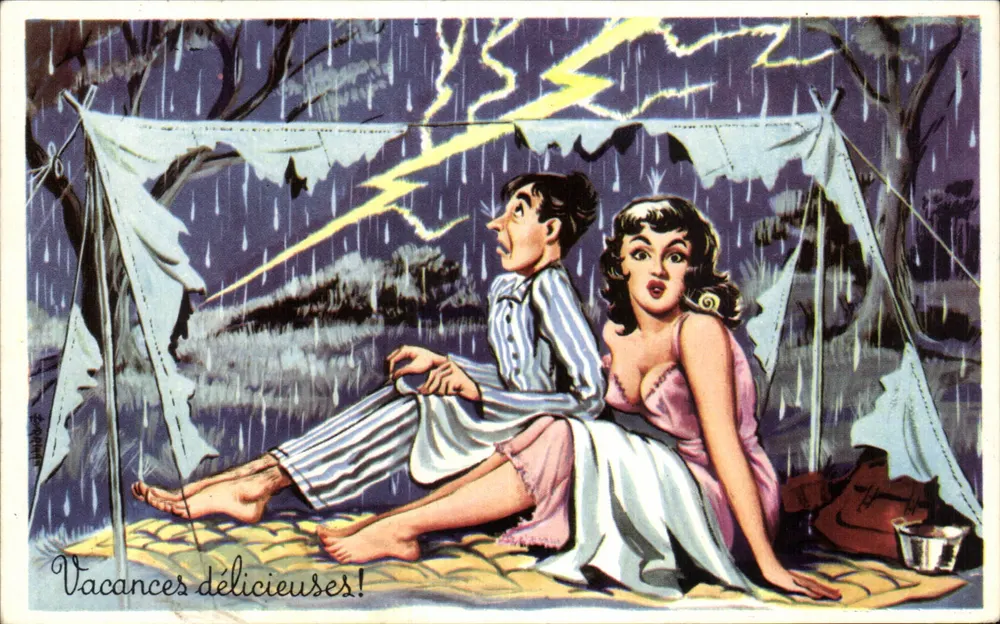 Paare in der Regen — Schöne Ferien! — Photodrom 459 - Vorderseite