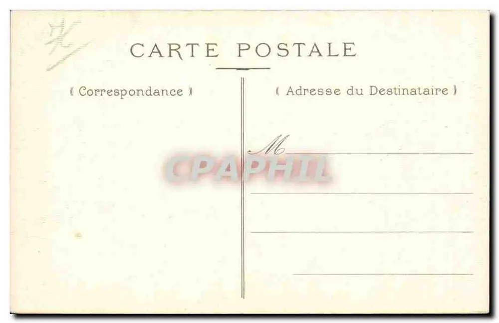 Dieppe — O velho Castelo — Editor desconhecido, n° 43 - Verso