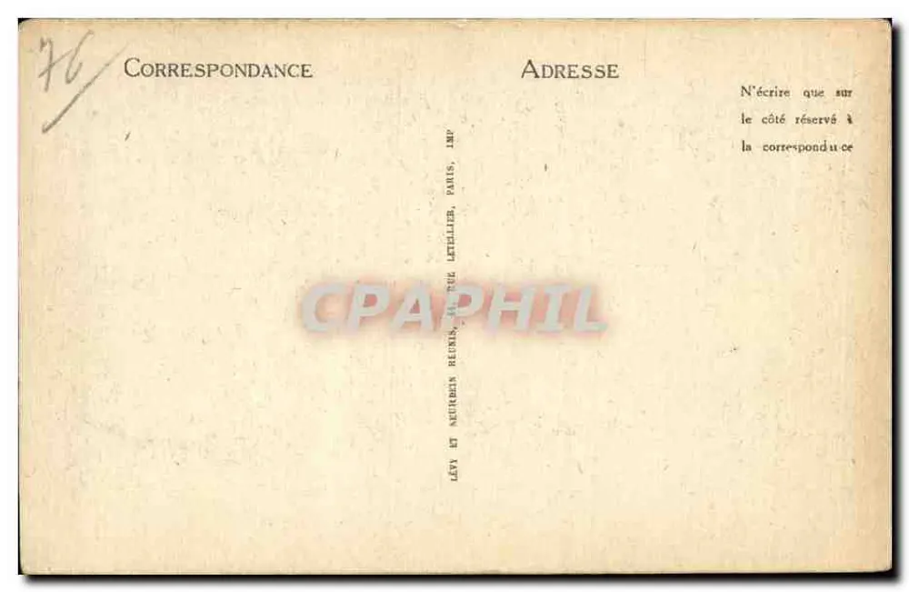 Dieppe — O Poço Salgado — LL. n° 361 - Verso