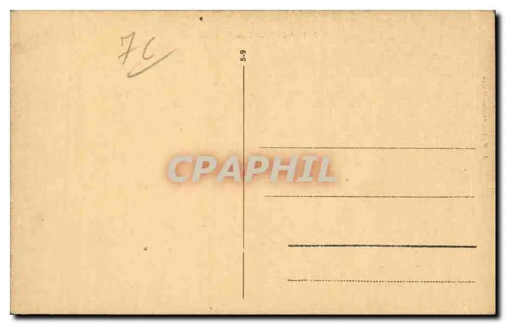 Haven van Dieppe in de 18e eeuw — Uitgever L. Vailly, Dieppe, nr. 3197 - Achterkant