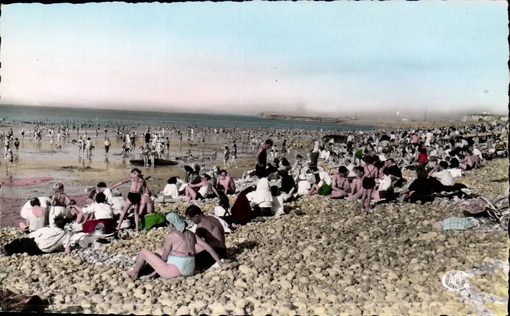 Dieppe (Sul) — A Praia — Edição Galf, Paris - Frente